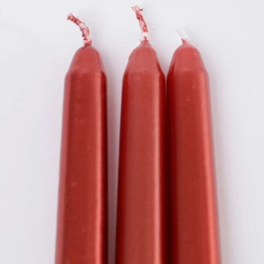 VELA NAVIDEÑA RIPLEY HOME SET X4 25CM ROJO  - 7