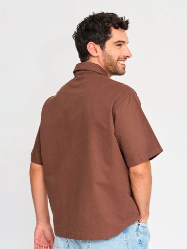 CAMISA HOMBRE INDEX ALGODÓN MANGA CORTA CIERRE - 2