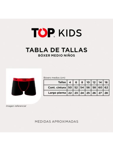 BÓXER NIÑO TOP MULTICOLOR MEDIO - 9