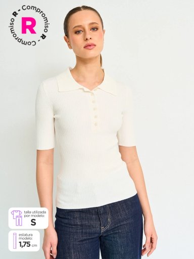SWEATER MUJER MARQUIS CUELLO POLO - 1