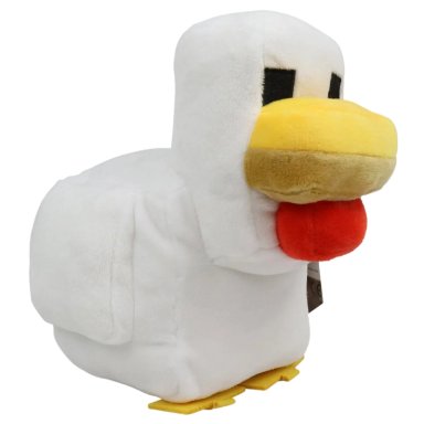 PELUCHE MINECRAFT 10 PLUSH CHICKEN - 1