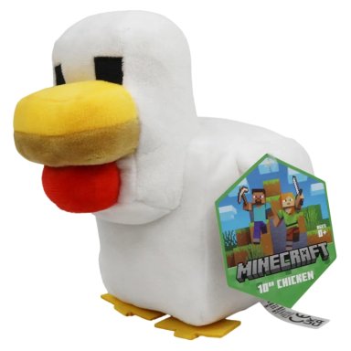 PELUCHE MINECRAFT 10 PLUSH CHICKEN - 2