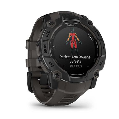 SMARTWATCH GARMIN INSTINCT 3 50MM BLACK BEZEL WITH CHARCOAL BAND - 3