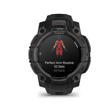SMARTWATCH GARMIN INSTINCT 3 45MM BLACK BEZEL WITH BAND - 1