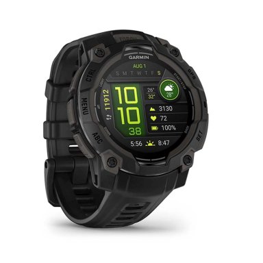 SMARTWATCH GARMIN INSTINCT 3 45MM BLACK BEZEL WITH BAND - 3