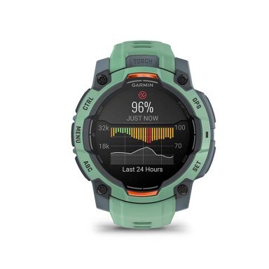 SMARTWATCH GARMIN INSTINCT 3 45MM NEO TROPIC BEZEL W BND - 1
