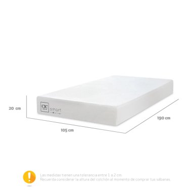 COLCHÓN CIC SMART LITE SPRING 1.5 PL - 3
