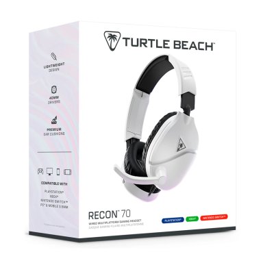 AUDÍFONOS TURTLE BEACH HEADSET RECON 70 BLANCO - 8