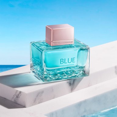 PERFUME ANTONIO BANDERAS BLUE SEDUCTION MUJER EDT 80 ML + DESODORANTE SPRAY 150 ML - 6