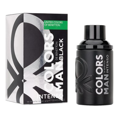 PERFUME BENETTON COLORS BLACK MAN INTENSO HOMBRE EDP 200 ML - 2