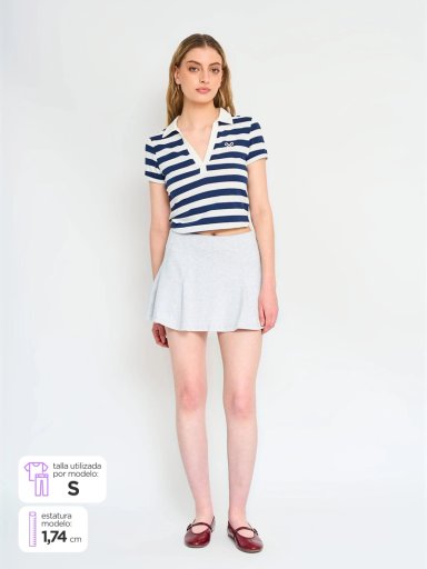 FALDA SHORT MUJER INDEX PUNTO - 1