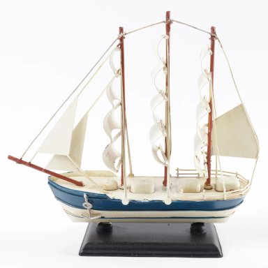 FIGURA DECORATIVA RIPLEY HOME BARCO VELA METAL - 1