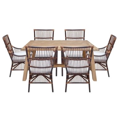 JUEGO DE COMEDOR MAISON LINETT LULU 6 SILLAS - 2