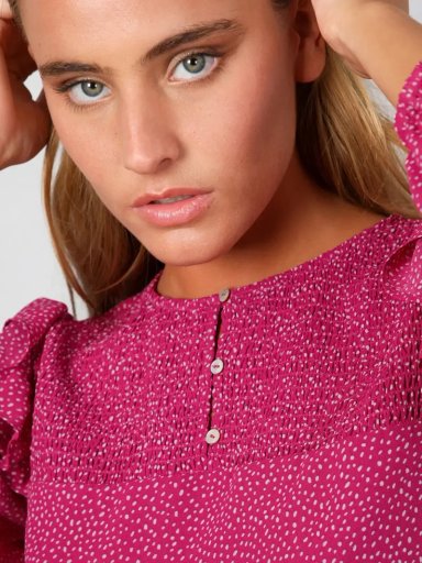 BLUSA MUJER RAINDOOR MANGA LARGA CON TEXTURA PANAL - 5