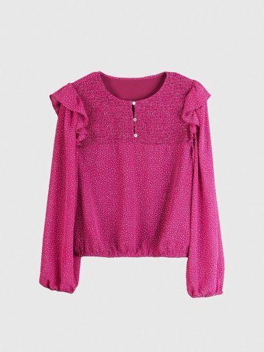 BLUSA MUJER RAINDOOR MANGA LARGA CON TEXTURA PANAL - 6