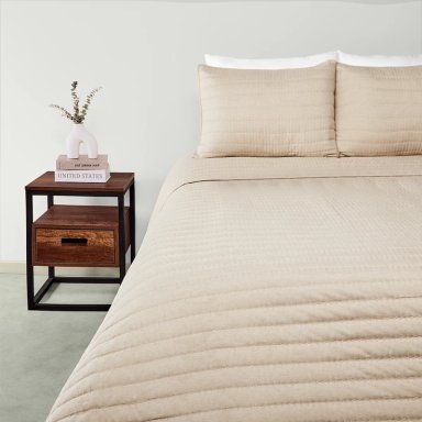 PLUMÓN RIPLEY HOME CATIONIC W 1.5 PLAZAS TAUPE  - 1