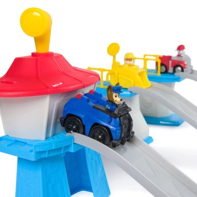 AUTO DE JUGUETE PAW PATROL MINI TORRE CON 3 AUTOS - 5