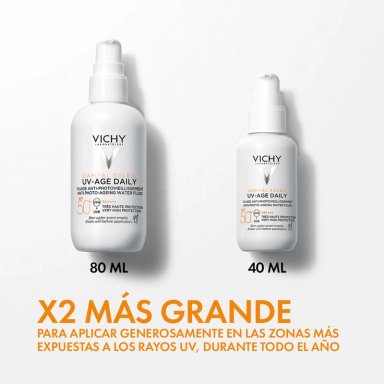PROTECTOR SOLAR VICHY SPF 50+ CAPITAL SOLEIL UV AGE JUMBO FPS 50+ 80 ML - 9
