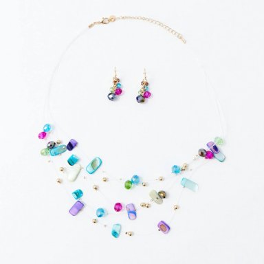 COLLAR MUJER SFERA HILOS - 1