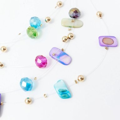 COLLAR MUJER SFERA HILOS - 3