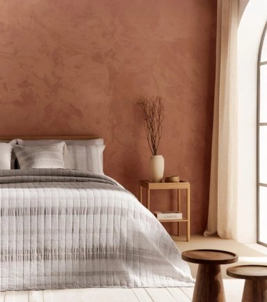 CUBRECAMA MAISON LINETT TEJIDO 2 PLAZAS TAUPE - 4