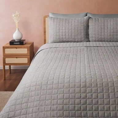 CUBRECAMA MAISON LINETT MINI KING WAFFLE - 1