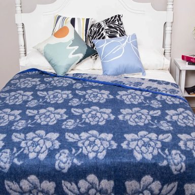 FRAZADA DORAL SENSES CAMPO LINDO 1.5PL 200 X 230 CM FLORES - 6