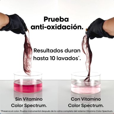 TRATAMIENTO CAPILAR LOREAL PROFESSIONNEL 30ML GLASS SHINE CUIDADO DEL COLOR VITAMINO COLOR SPECTRUM - 5