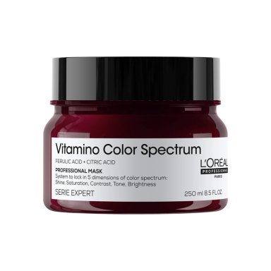 MÁSCARA CABELLO LOREAL 250ML CUIDADO DEL COLOR VITAMINO COLOR SPECTRUM - 1