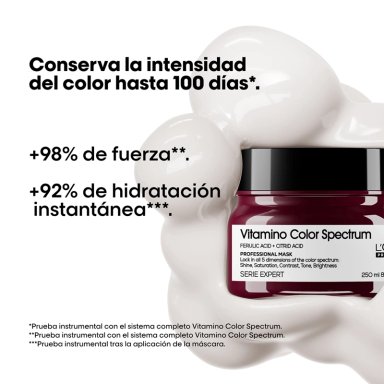 MÁSCARA CABELLO LOREAL 250ML CUIDADO DEL COLOR VITAMINO COLOR SPECTRUM - 2
