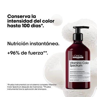 SHAMPOO LOREAL 500ML CUIDADO DEL COLOR VITAMINO COLOR SPECTRUM - 2