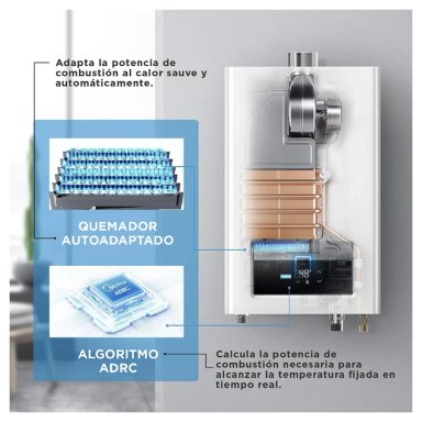 CALEFONT GAS NATURAL 10 LT MIDEA MGWH10-20EQP-GN - 7