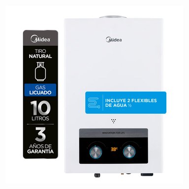 CALEFONT GAS LICUADO 10 LT MIDEA MGWH10-20MDN-GL - 1