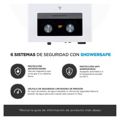 CALEFONT GAS LICUADO 10 LT MIDEA MGWH10-20MDN-GL - 7