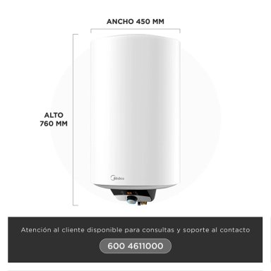 TERMO ELÉCTRICO MIDEA MWH80-15EFGCLW 80 LT - 7