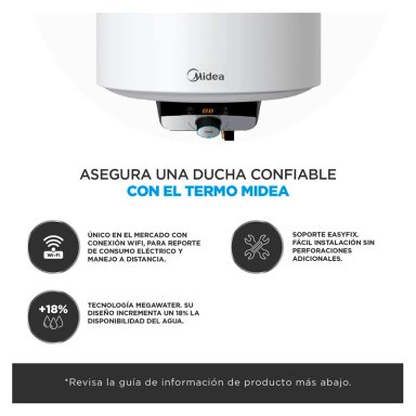 TERMO ELÉCTRICO MIDEA MWH50-15EFGCLW 50 LT - 3