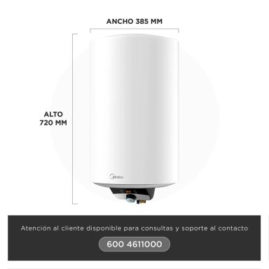 TERMO ELÉCTRICO MIDEA MWH50-15EFGCLW 50 LT - 7