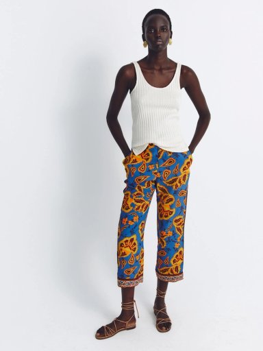PANTALÓN MUJER SFERA FLUIDO PRINT - 1