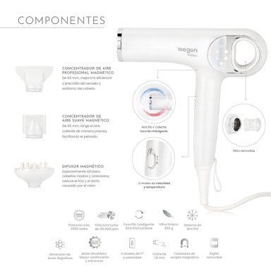 SECADOR DE PELO SIEGEN SMART DRYER SG-SECB3160 - 6