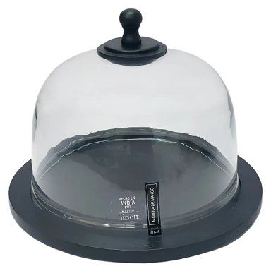 TORTERO MAISON LINETT CÚPULA NEGRO - 1