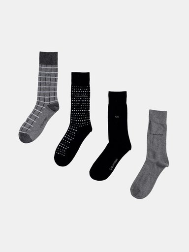 PACK X3 CALCETINES HOMBRE CALVIN KLEIN ALGODÓN  - 1