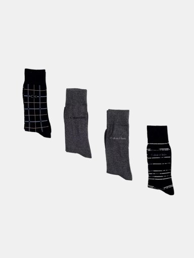 PACK X3 CALCETINES HOMBRE CALVIN KLEIN ALGODÓN  - 1