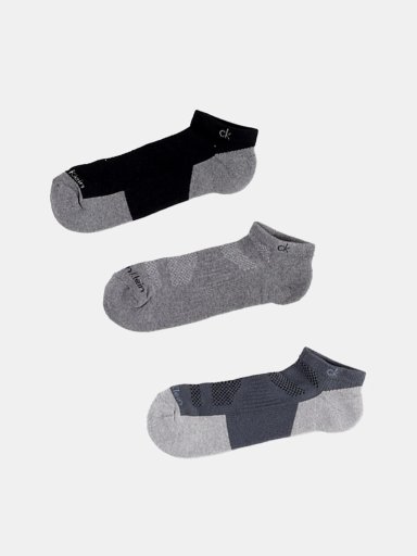 PACK X3 CALCETINES HOMBRE CALVIN KLEIN ALGODÓN  - 1