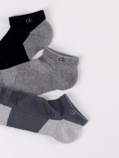 PACK X3 CALCETINES HOMBRE CALVIN KLEIN ALGODÓN  - 2