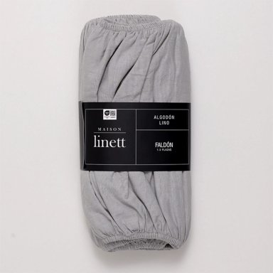 FALDÓN MAISON LINETT ELASTICADO LINO KING GRIS - 1
