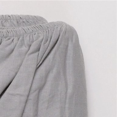 FALDÓN MAISON LINETT ELASTICADO LINO KING GRIS - 2