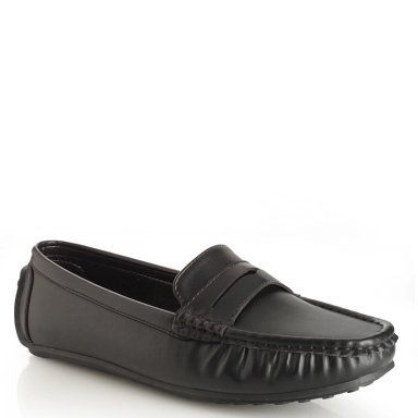 MOCASINES MUJER VIA UNO NEGRO 22601507  - 2