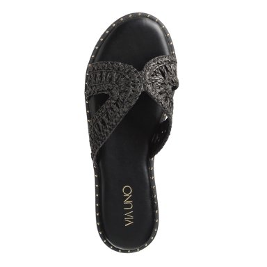 SANDALIAS MUJER VIA UNO NEGRO 22601625 - 3