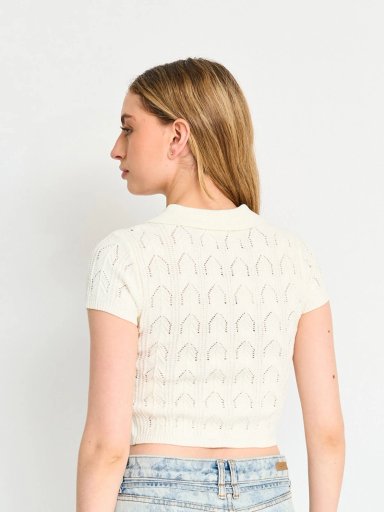 POLERA MUJER INDEX CUELLO POLO MANGA CORTA - 2