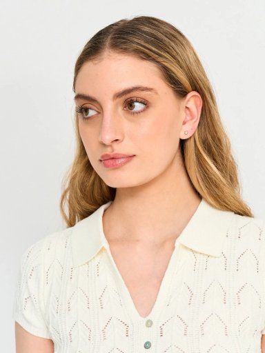 POLERA MUJER INDEX CUELLO POLO MANGA CORTA - 3